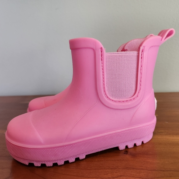 Bearpaw Bright Pink Kids Rain Boots - Picture 2 of 5